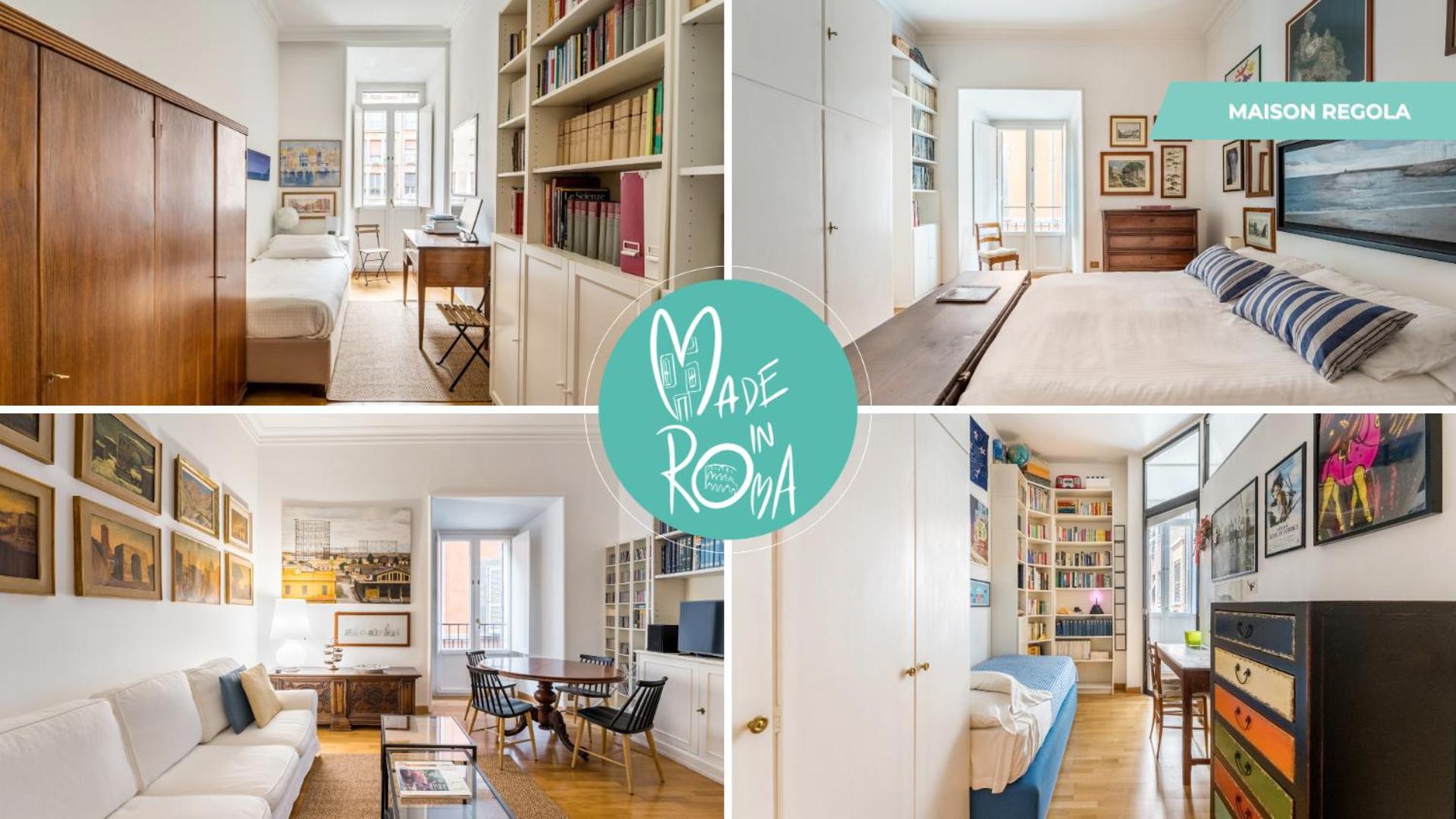 Apartment Maison Regola, Styilish In Campo De Fiori Rom